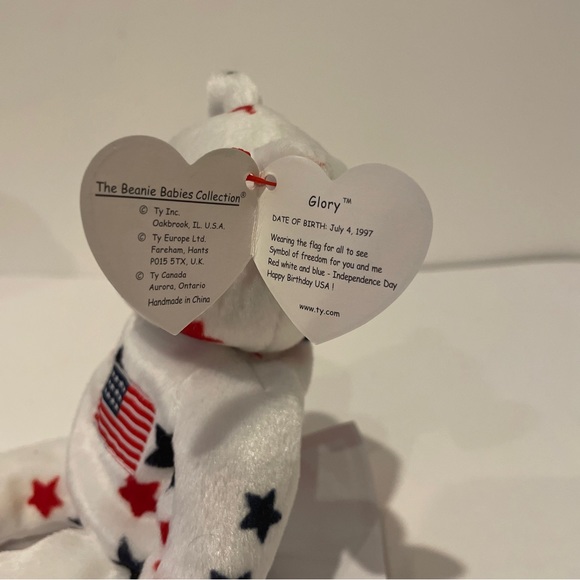 NEW TY Beanie Baby Glory Bear - Picture 6 of 7